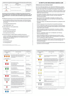 Schriftliche Weisungen gemäß ADR 