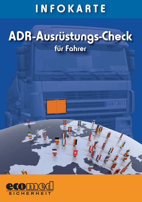 Infokarte ADR-Ausrüstungs-Check für Fahrer 