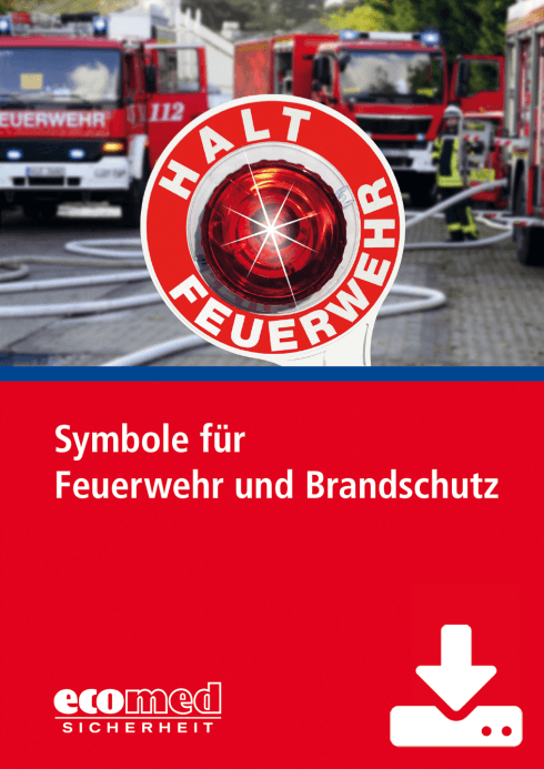 Symbole für Feuerwehr und Brandschutz - Download 