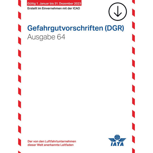 IATA-Gefahrgutvorschriften 2023 (deutsch) Digitale Ausgabe 