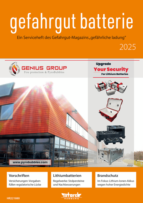 gefahrgut batterie 2025 